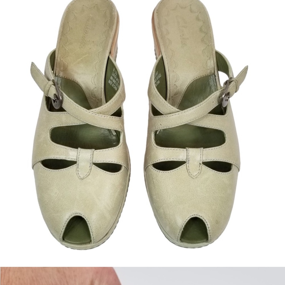 ISO Clarks peep toe wedges (Not for sale)